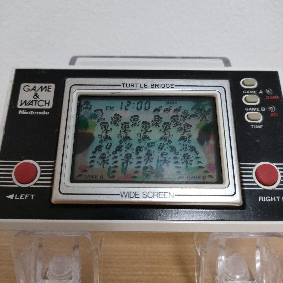 ゲーム＆ウォッチ　タートルブリッジ　任天堂　Nintendo　メンテナンス済み