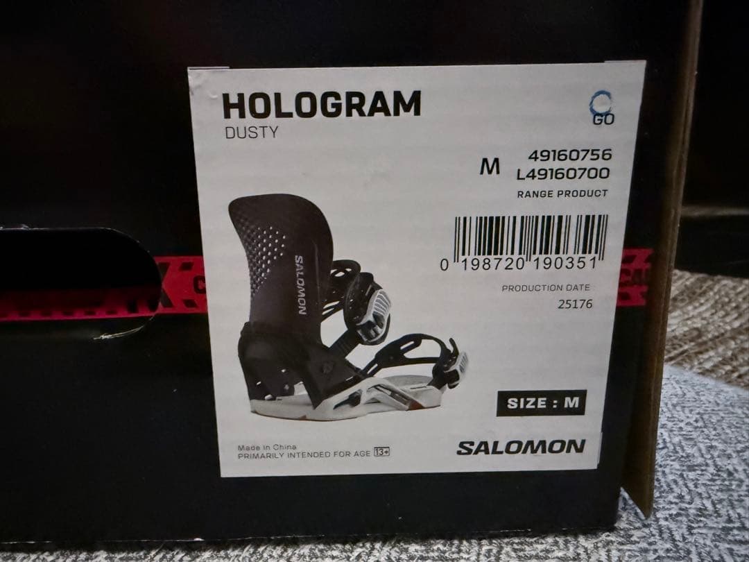 SALOMON ホログラム　HOLOGRAM DUSTY 日本正規品 限定