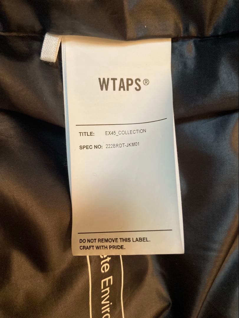 WTAPS ダウンベスト　サイズ01 222BRDT-JKM01