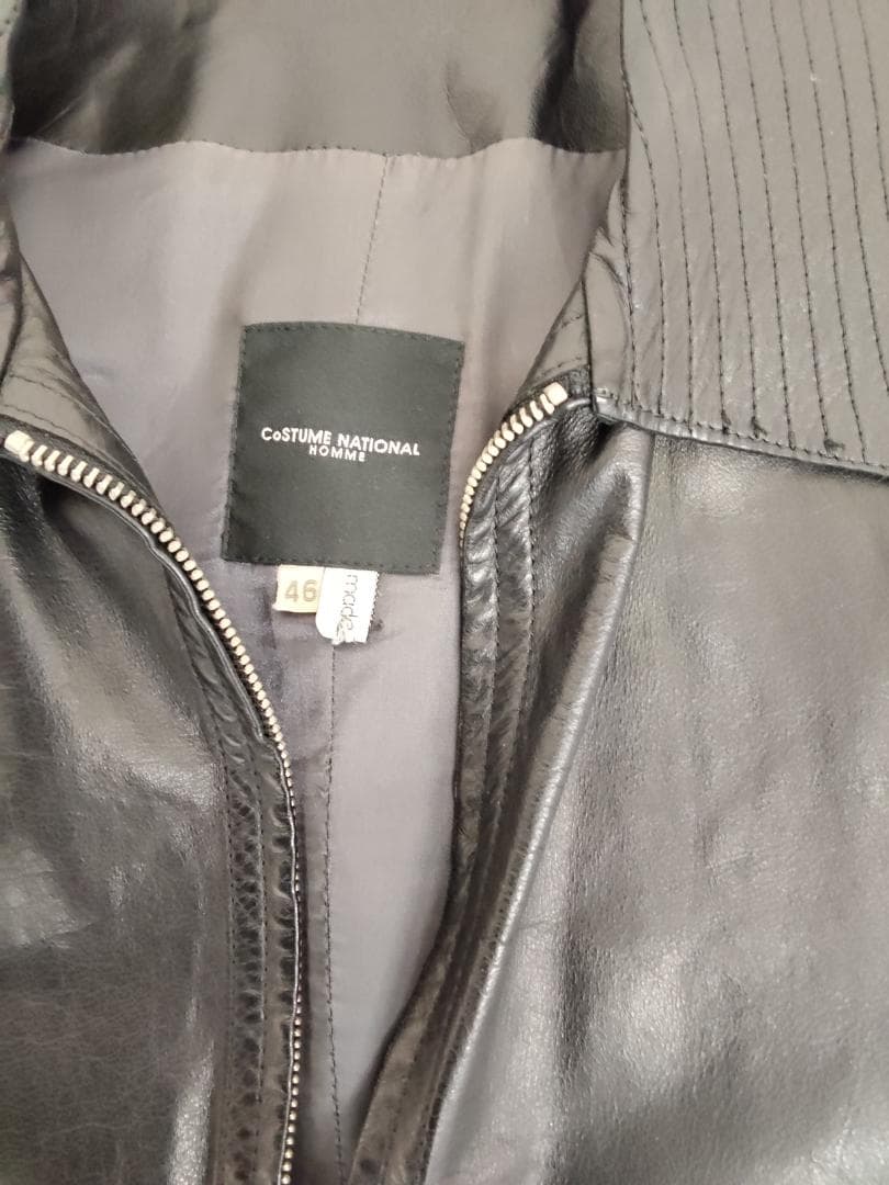 r*y様 COSTUME NATIONAL HOMME 本革 レザージャケット