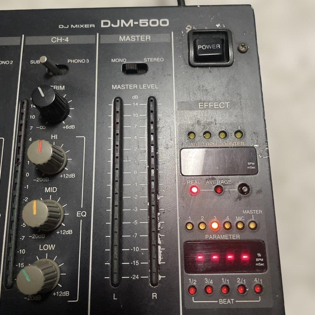 ま*り様 DJM-500 pioneer DJ ミキサー　ジャンク