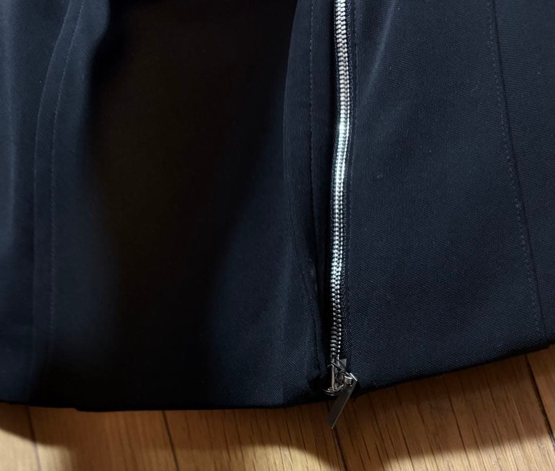 美品 FOXEY フォクシー アシンメトリー ジップアップ ジャケット 38