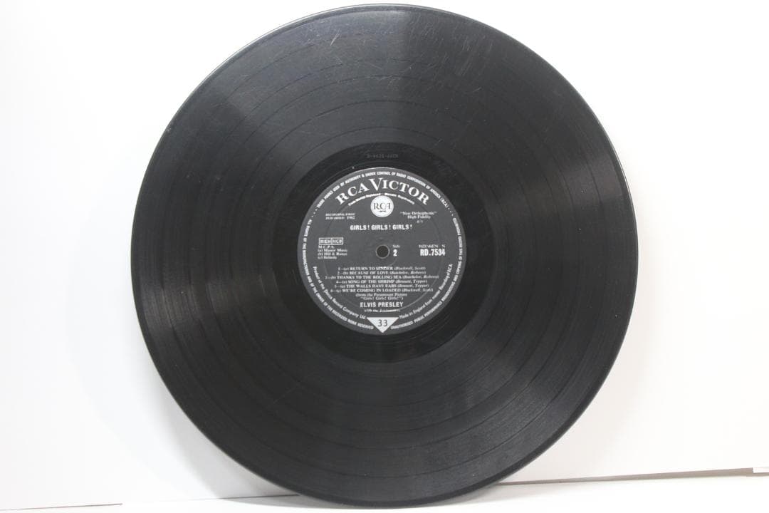 英LP Elvis Presley Girls! Girls! Girls!