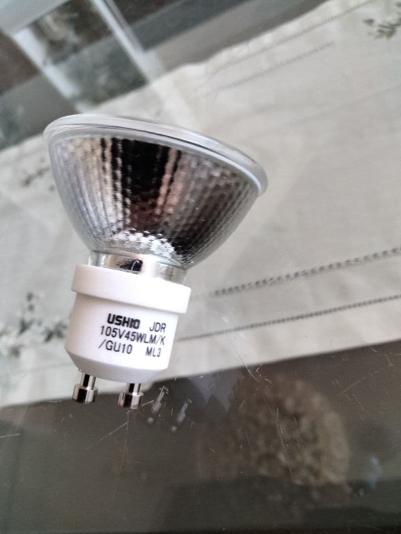 ハロゲン電救　USHIO JDR 105V45WLM/K GU10 45W