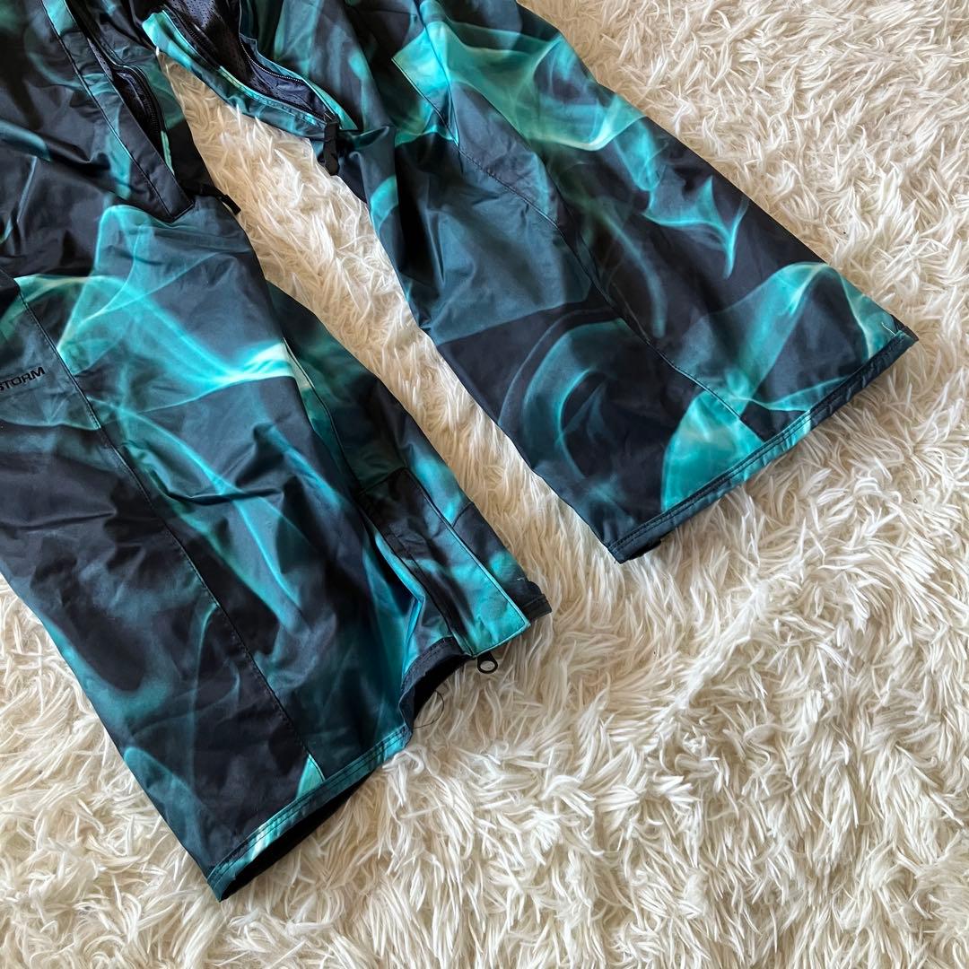 #14Q✨VOLCOM✨スキーウェア パンツ メンズ グリーン