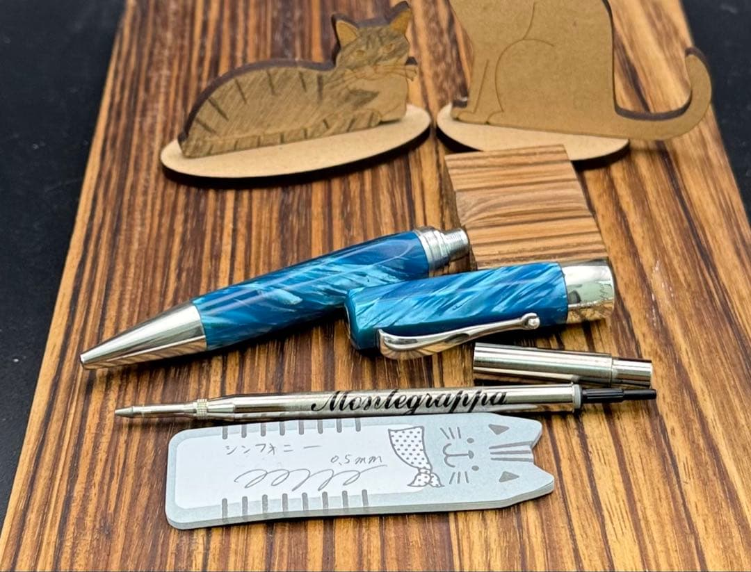 レア Montegrappa シャーペン シンフォニー ブルー