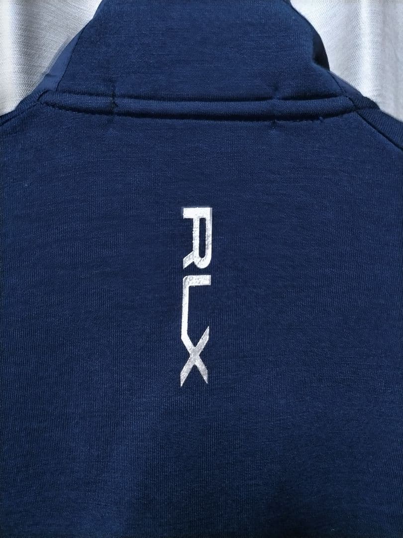 RLX ハイブリッド　中綿ジャケット　ネイビー　ウール混