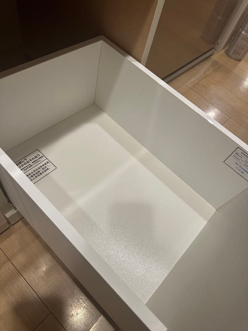 ニトリ　キッチンボード　レガーレ　160cm ホワイト 食器棚 ガラス扉付き