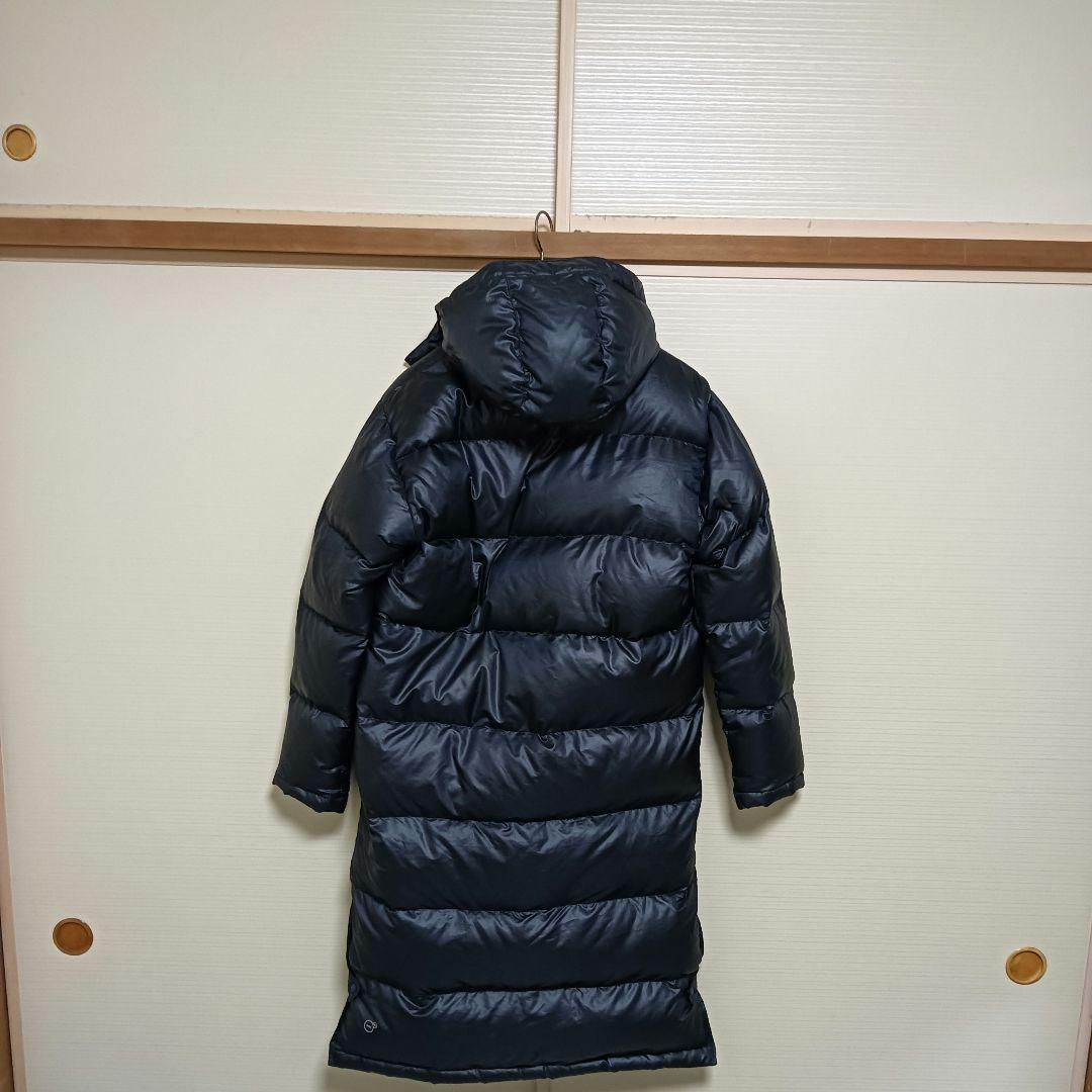 ラ*ー様 M 【美品】 プーマ ロング ダウンベンチコート 901784 ネイビ