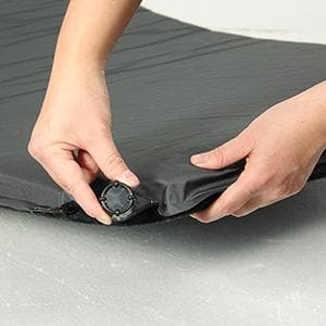 【クイックキャンプ】セミダブル100cm幅 インフレーターマット 5cm 厚