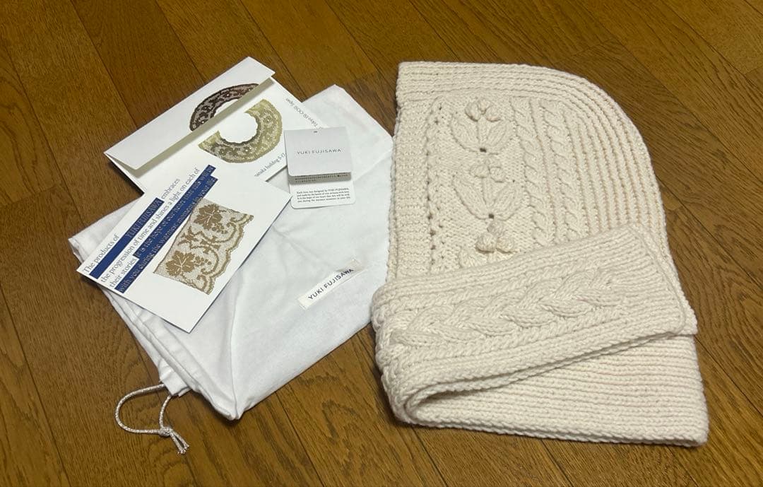 りすさま専用yukifujisawa アランニット帽フーディー
