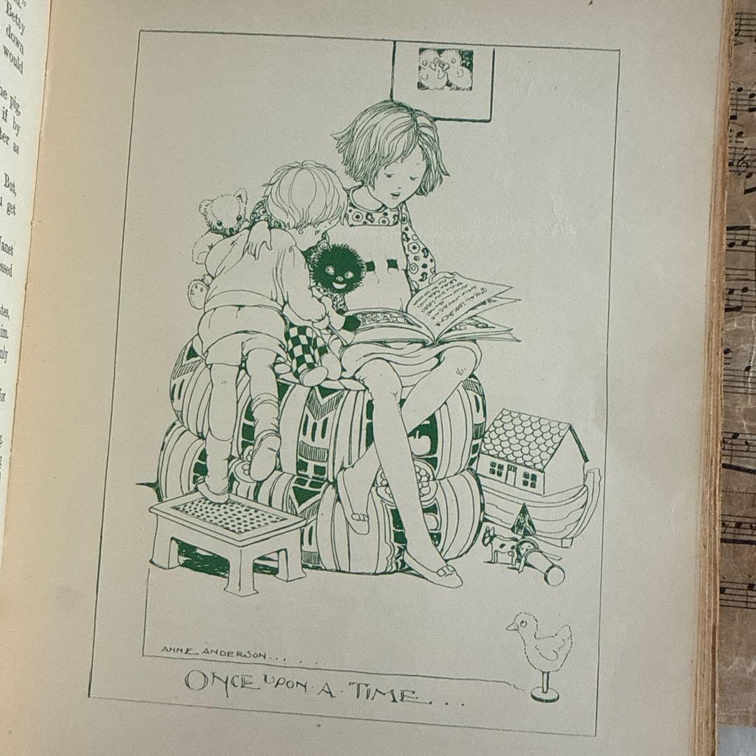 稀少アンティーク美しいヴィクトリアン絵本イギリス洋書　古書ジャンクジャーナル