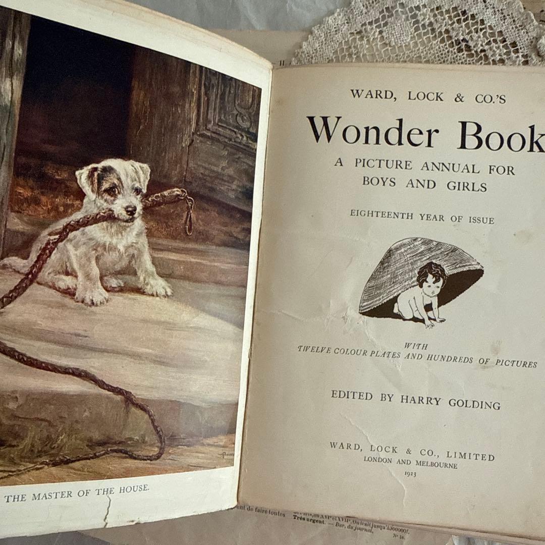 稀少アンティーク美しいヴィクトリアン絵本イギリス洋書　古書ジャンクジャーナル