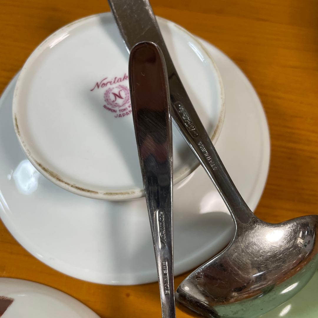 ノリタケ　絣柄　セット　まとめ売り　昭和食器