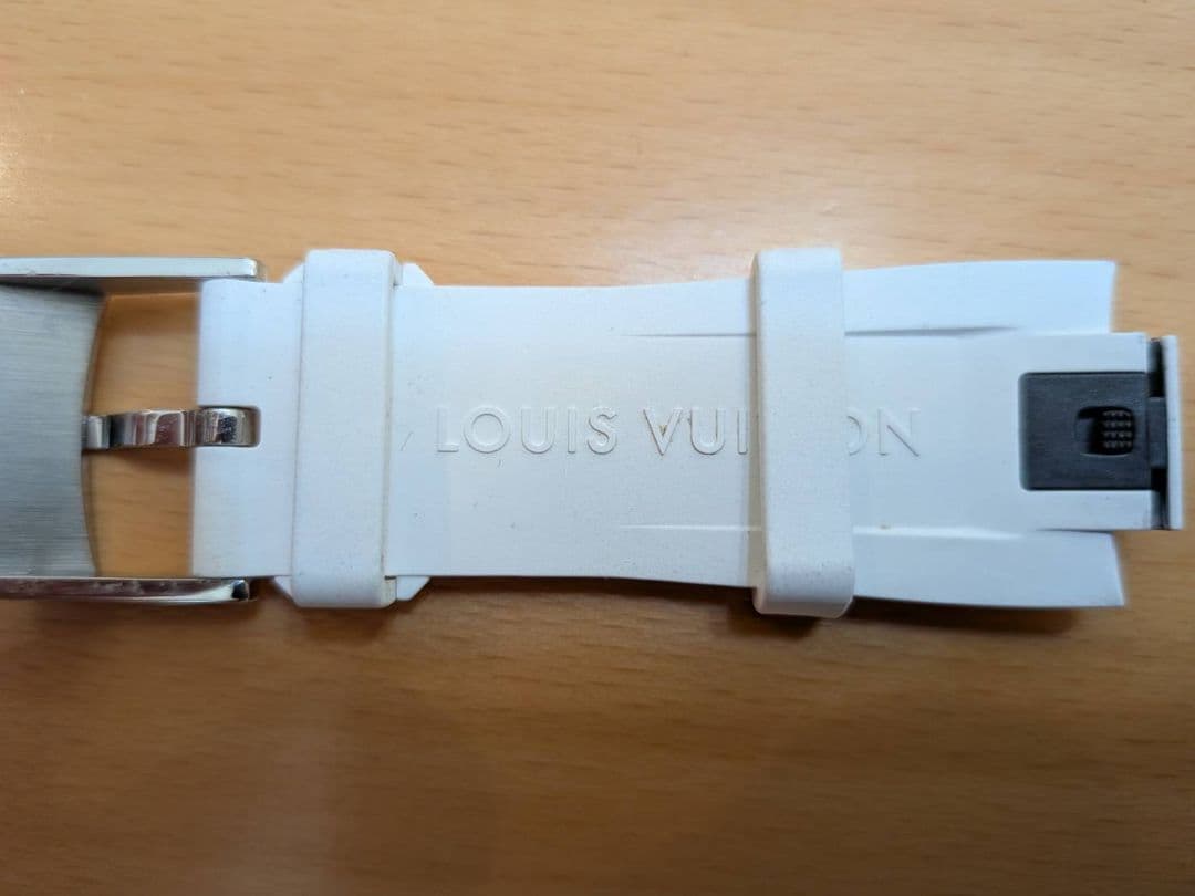 LOUIS VUITTON タンブールホワイト ラバーベルトL