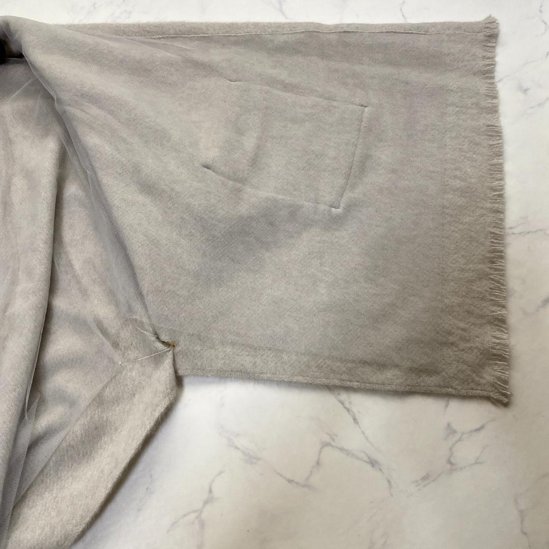 美品✨ダイアグラム グレースコンチネンタル ウール ポンチョ 金ボタン