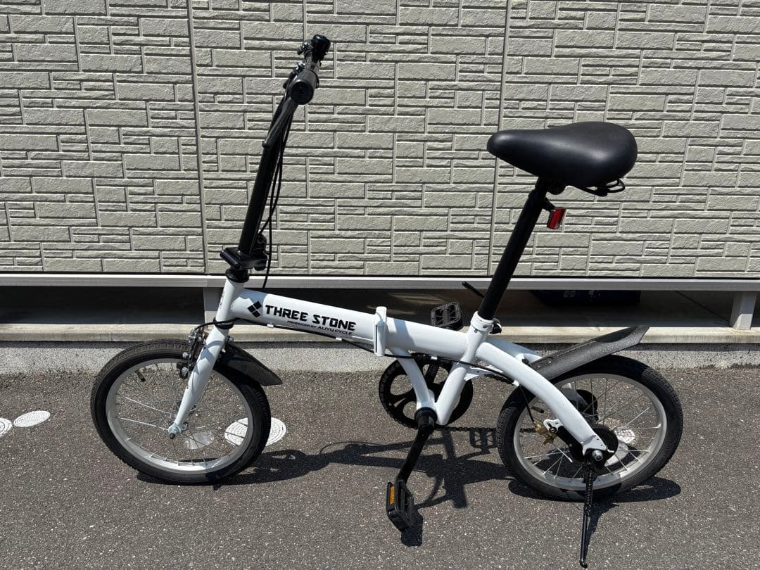 折りたたみ自転車 ホワイト　16インチ