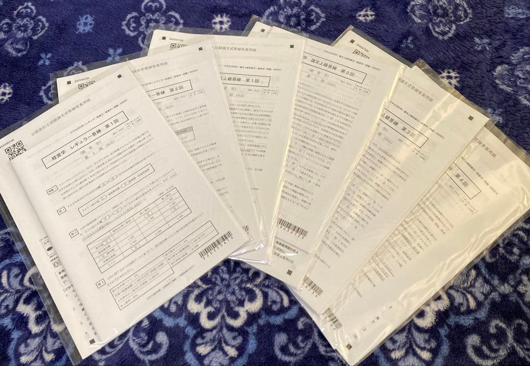【新品】CPA 2025 論文答練&論文模擬試験 全科目フルセット