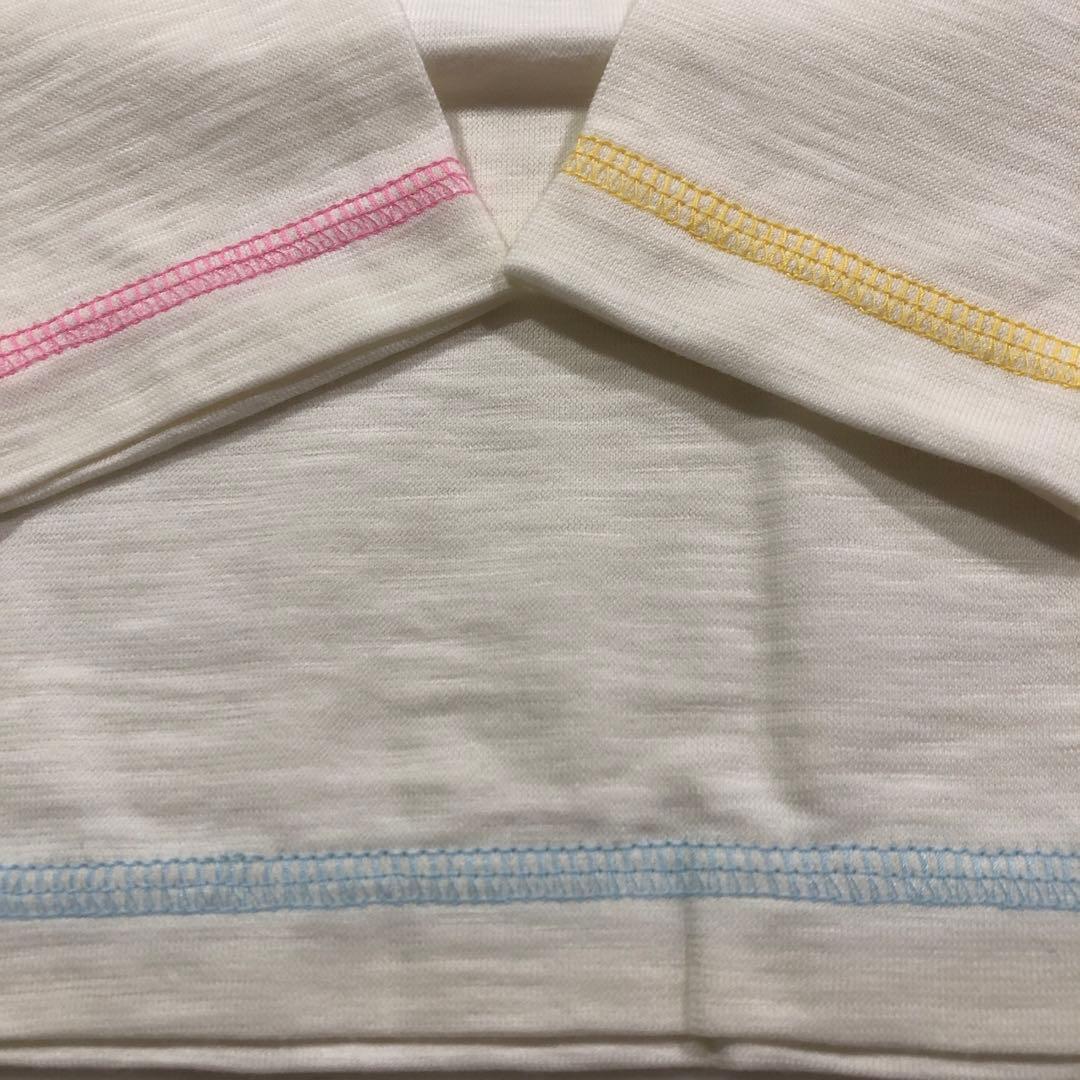 Miki House カラフル刺繍 90 長袖Tシャツ 日本製☆新品　80もあり
