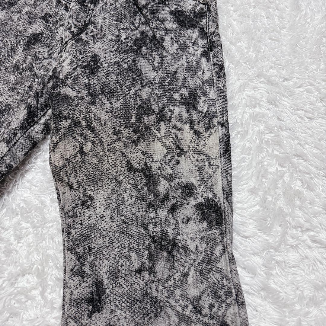パンツ 00s archive grunge flare denim pants y2k