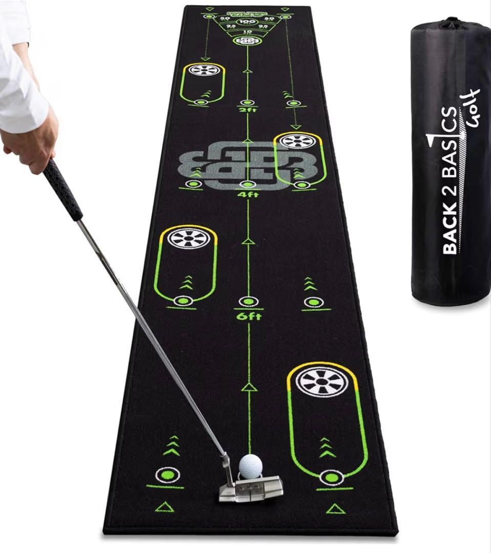 BACK2BASICSGOLF パターマット パター練習マット ゴルフ 練習