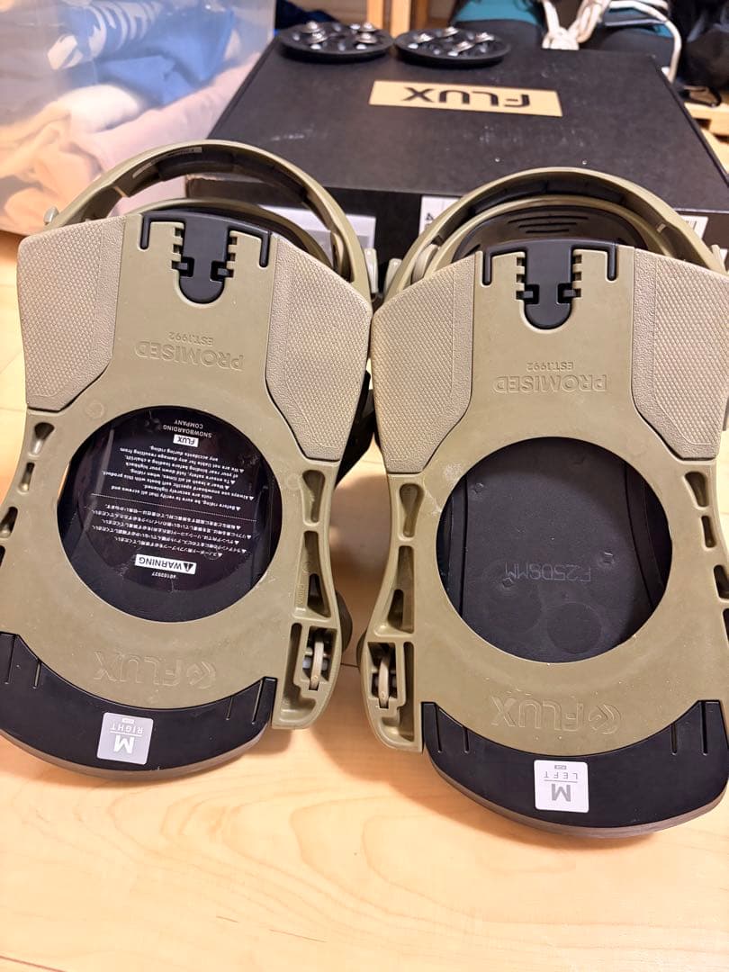 本日限定値下‼️FLUX DS スノーボード ビンディング Mサイズ カーキ