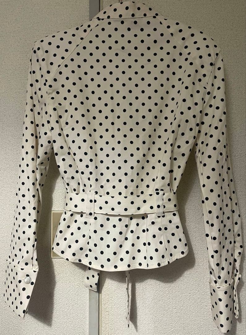 ZARA ドット柄シャツジャケット xs