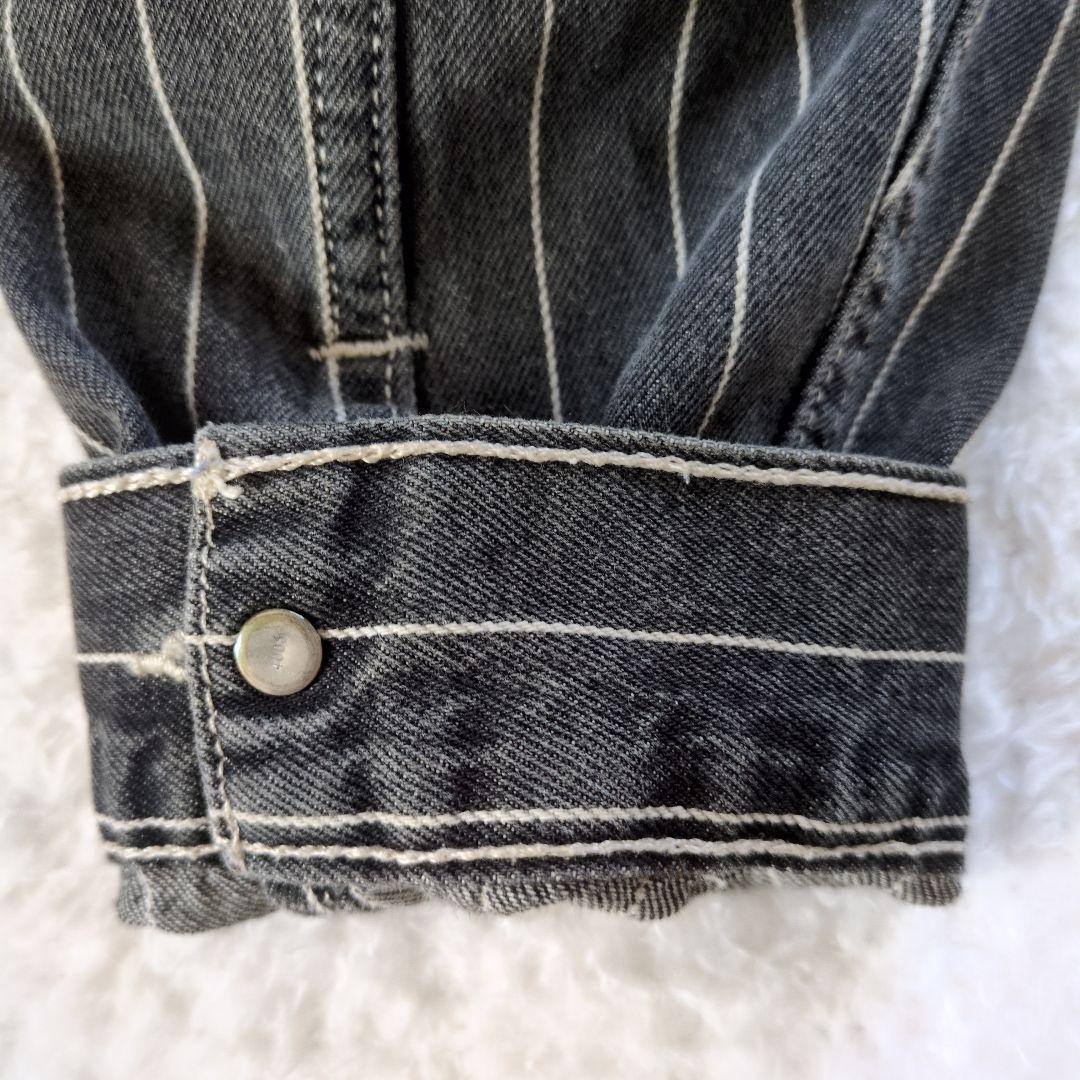 ジャケット・アウター Supreme x Levis Pinstripe Trucker Jacket