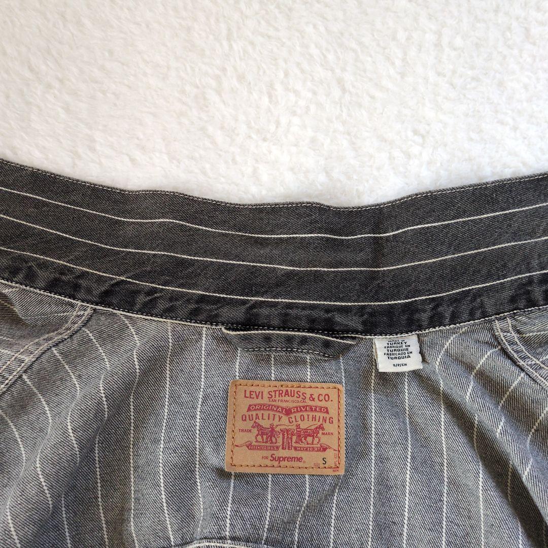 ジャケット・アウター Supreme x Levis Pinstripe Trucker Jacket