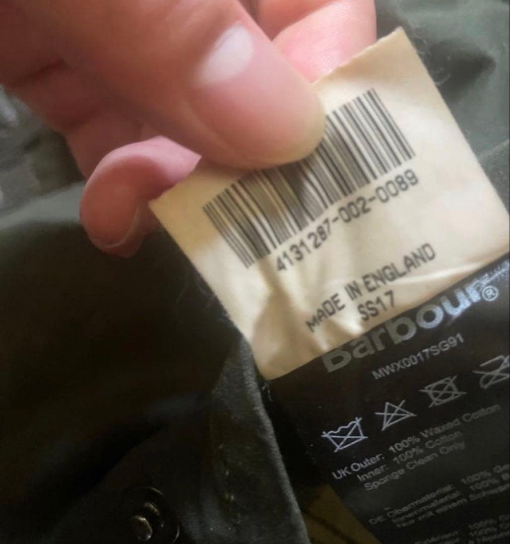 Barbour ビューフォート オイルド ジャケット サージ 38 ワックス