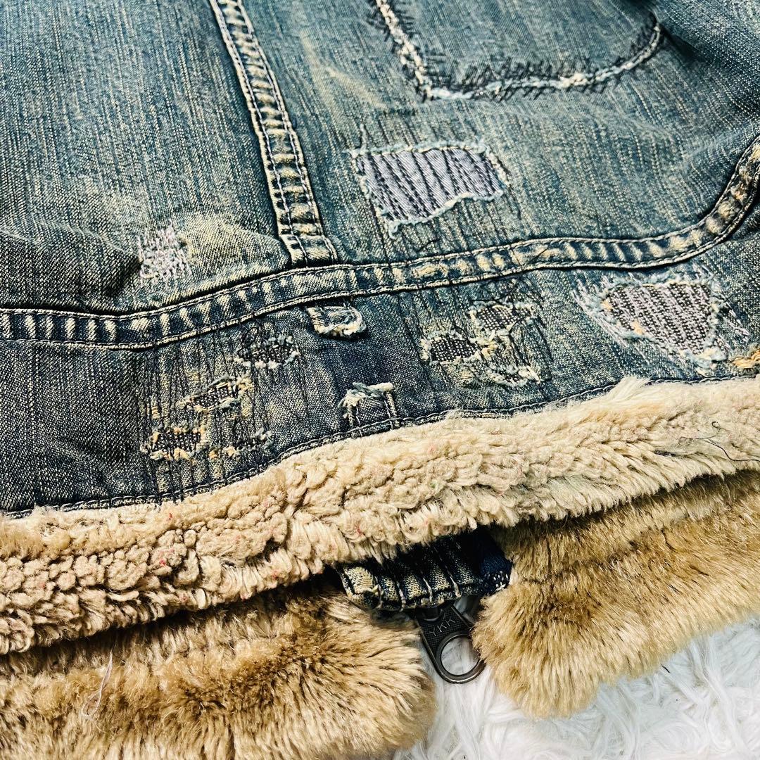Johnbull repair denim jacket 裏ボア B-3 大戦M