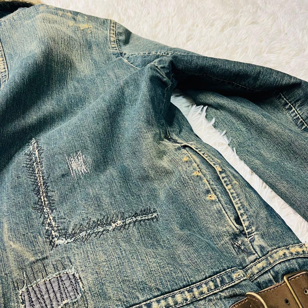 Johnbull repair denim jacket 裏ボア B-3 大戦M