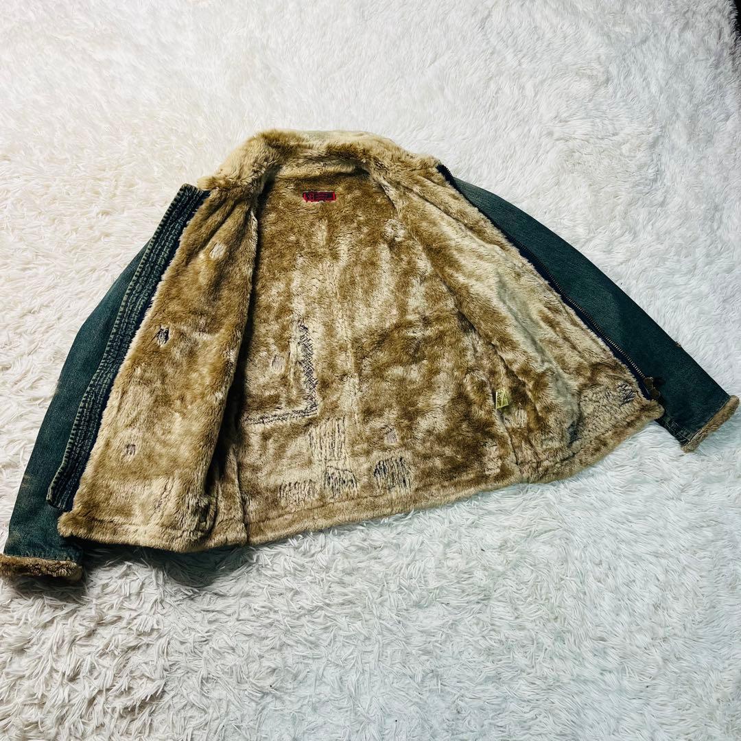 Johnbull repair denim jacket 裏ボア B-3 大戦M