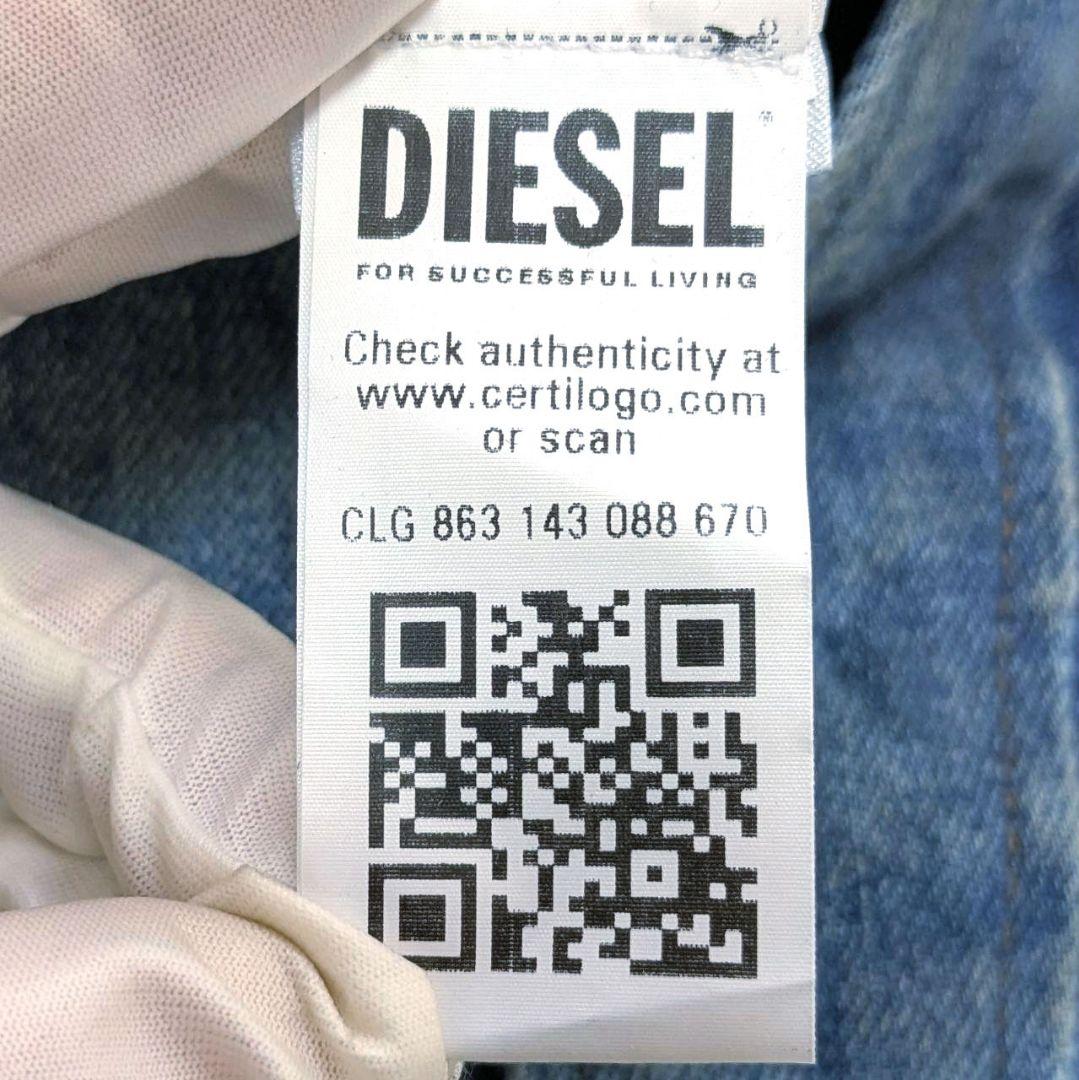 ✨現行モデル✨ 24AW DIESEL D-Calur デニムジャケット Dロゴ