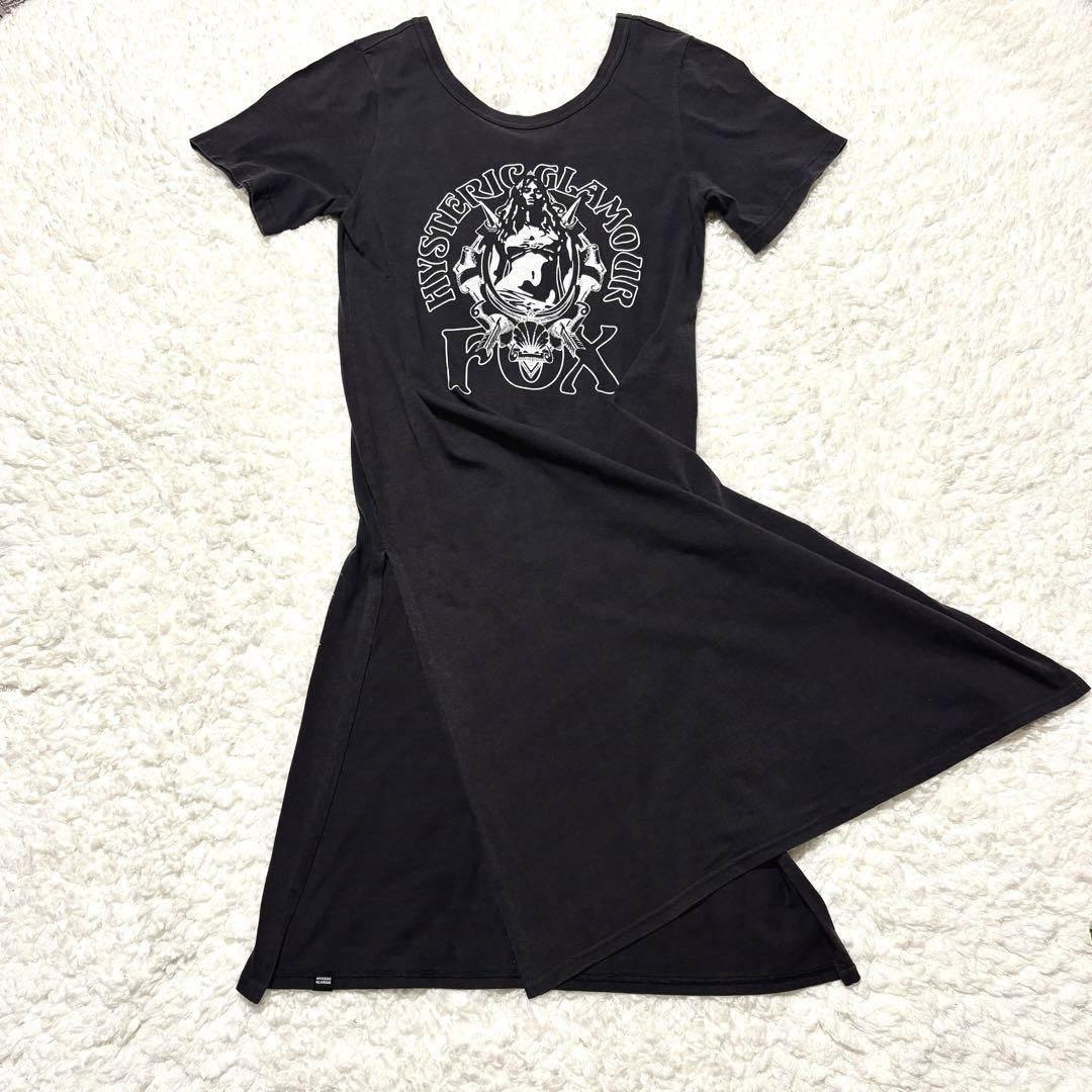 【美品】ヒステリックグラマー×FOX ワンピ 黒