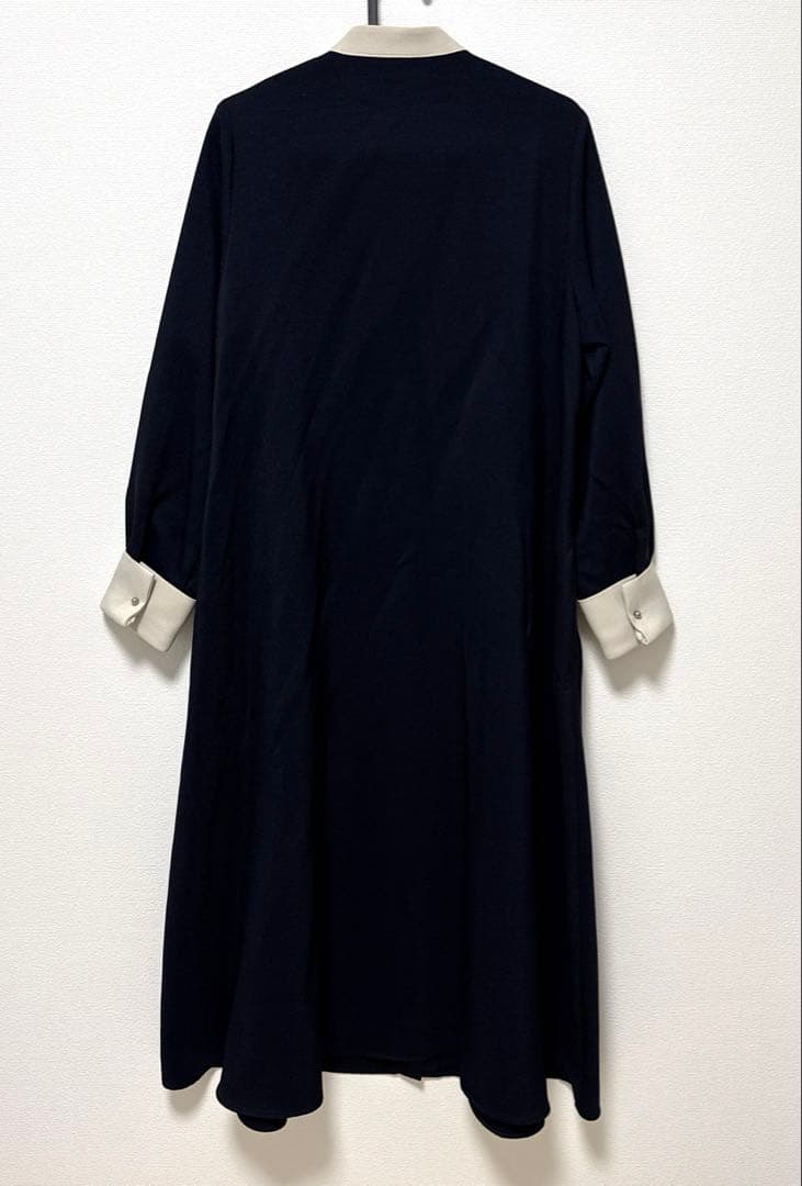 美品✨NAVY BLUE SHIPS anyネイビーAラインロングワンピース