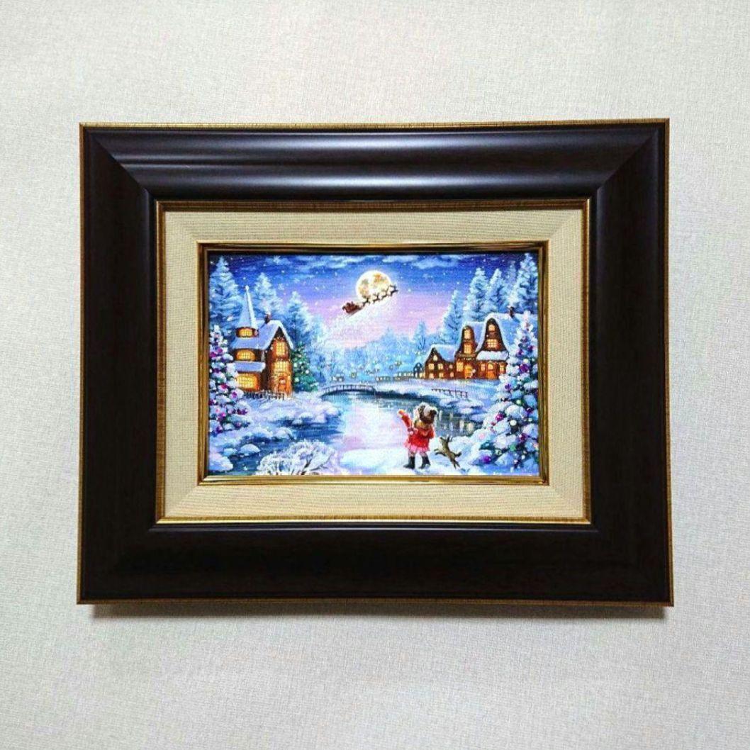 小**様 『聖夜の出来事』アクリル画 SM 風景画 絵画
