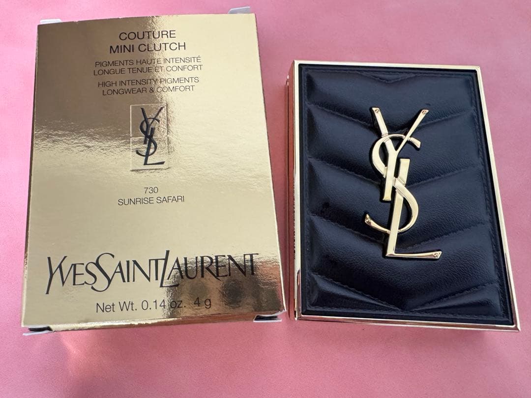 YSL イヴ・サンローラン　クチュールミニクラッチ730 サンライズサファリ