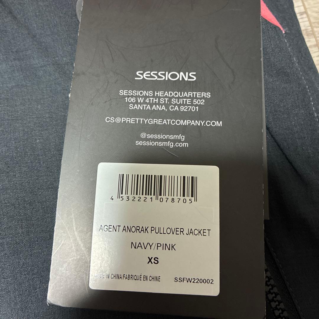 未使用 SESSIONS スノーボードウェア アノラックジャケット SS