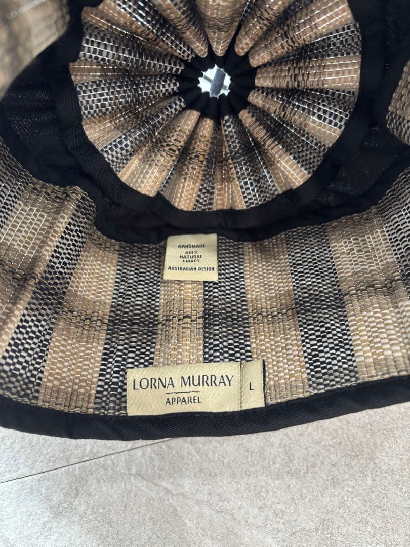 ローナマーレイ　Lorna Murray 麦わら帽子 L