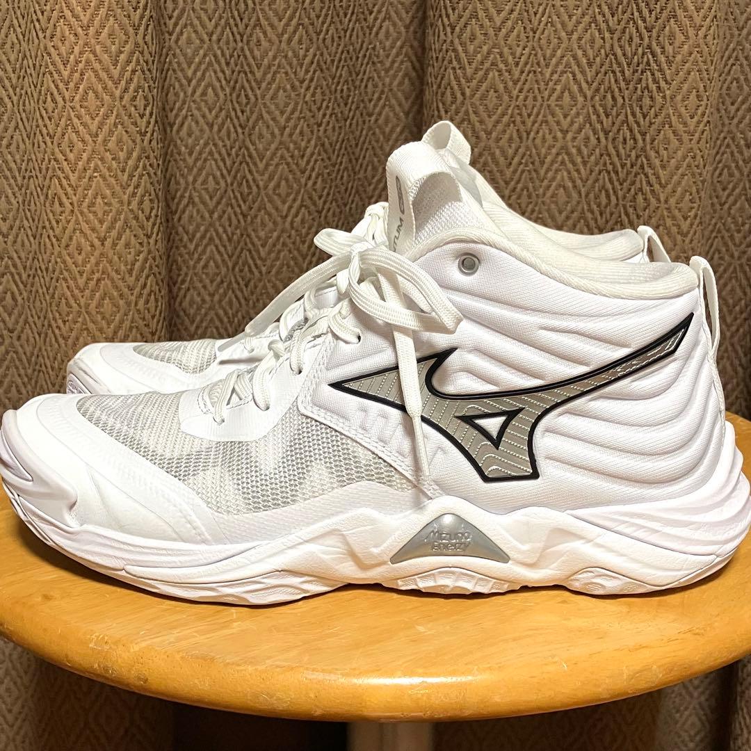 美品❗️MIZUNO ウエーブモーメンタム3 MID バレーボールシューズ25cm