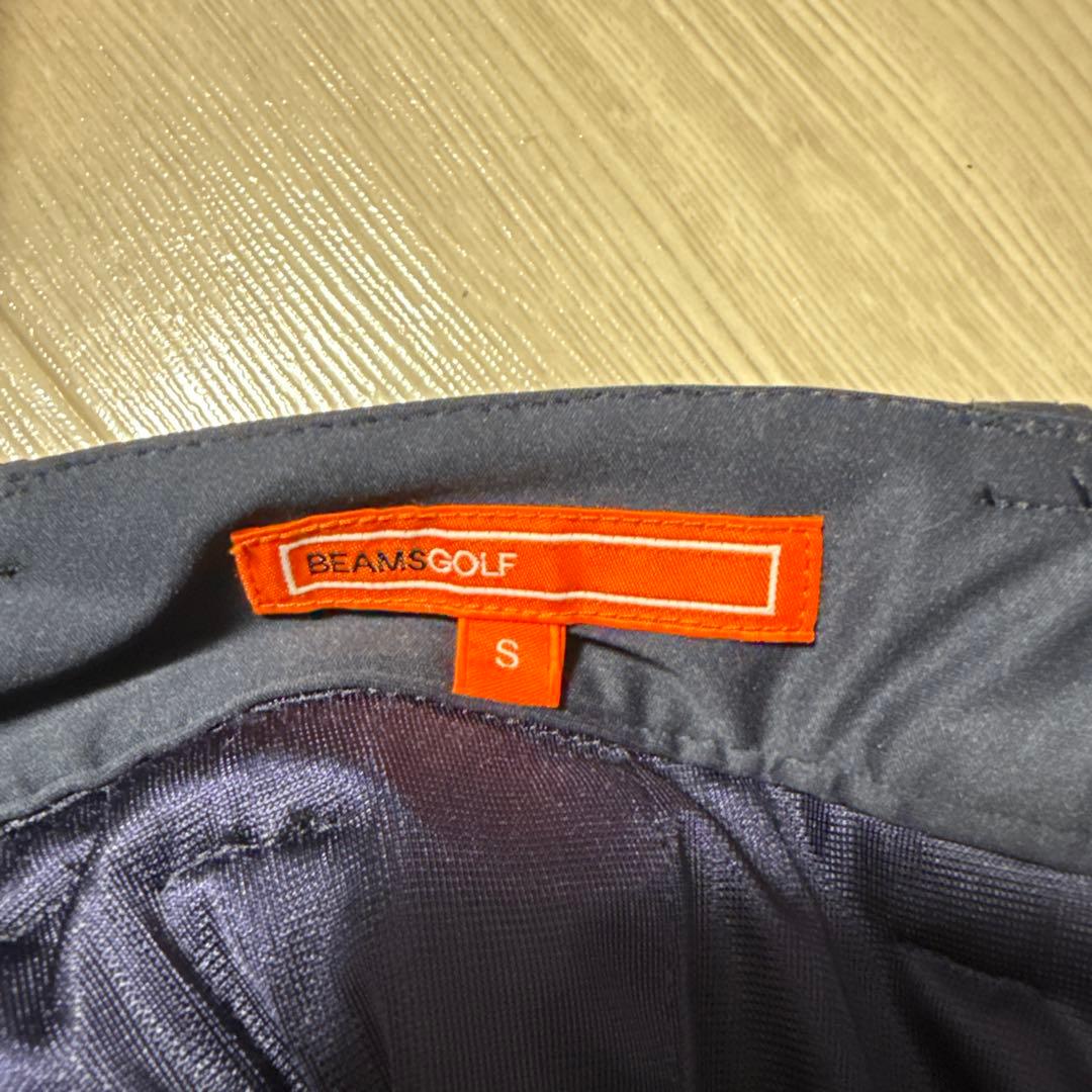BEAMS GOLF ネイビー　キルティングパンツ S