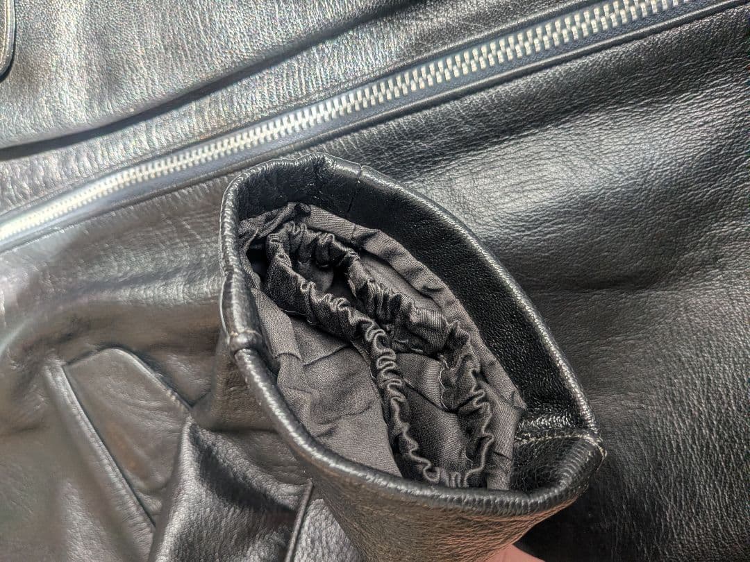 ジャケット・アウター Italian Army motorcycle leather jacket