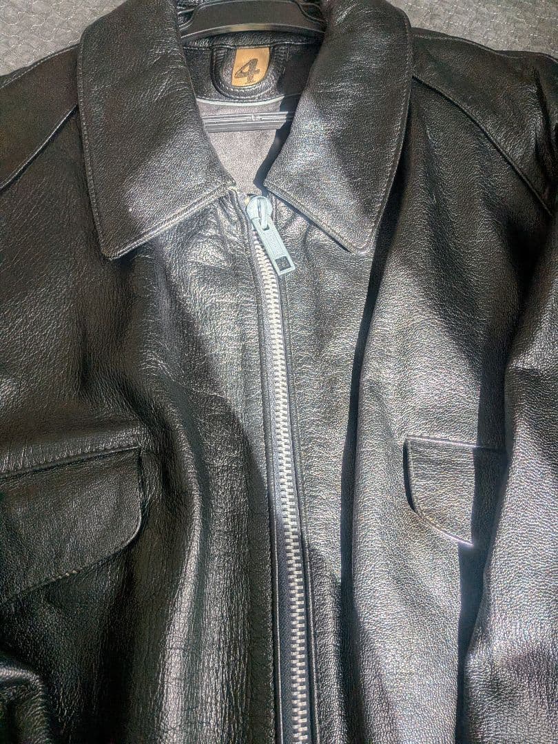 ジャケット・アウター Italian Army motorcycle leather jacket