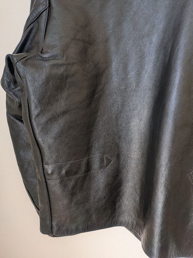 ジャケット・アウター Italian Army motorcycle leather jacket