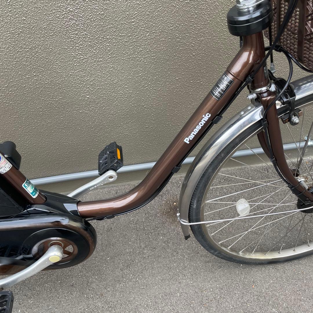 パナソニック電動アシスト自転車ブラウン