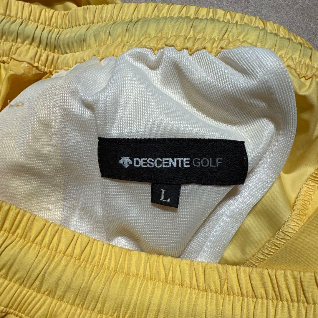 Descent golf 上下セットアップ　ゴルフ　ジャケット　黄色　L