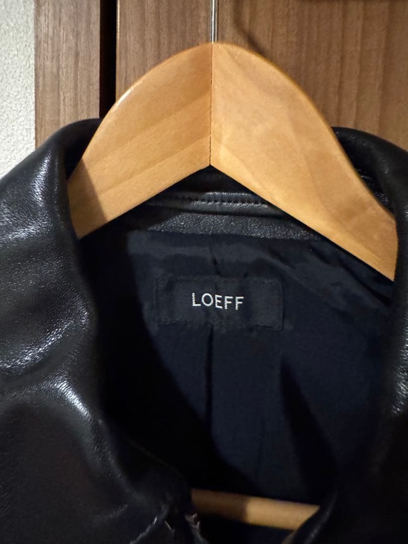 YY　LOEFF ラムレザーフライトジャケット