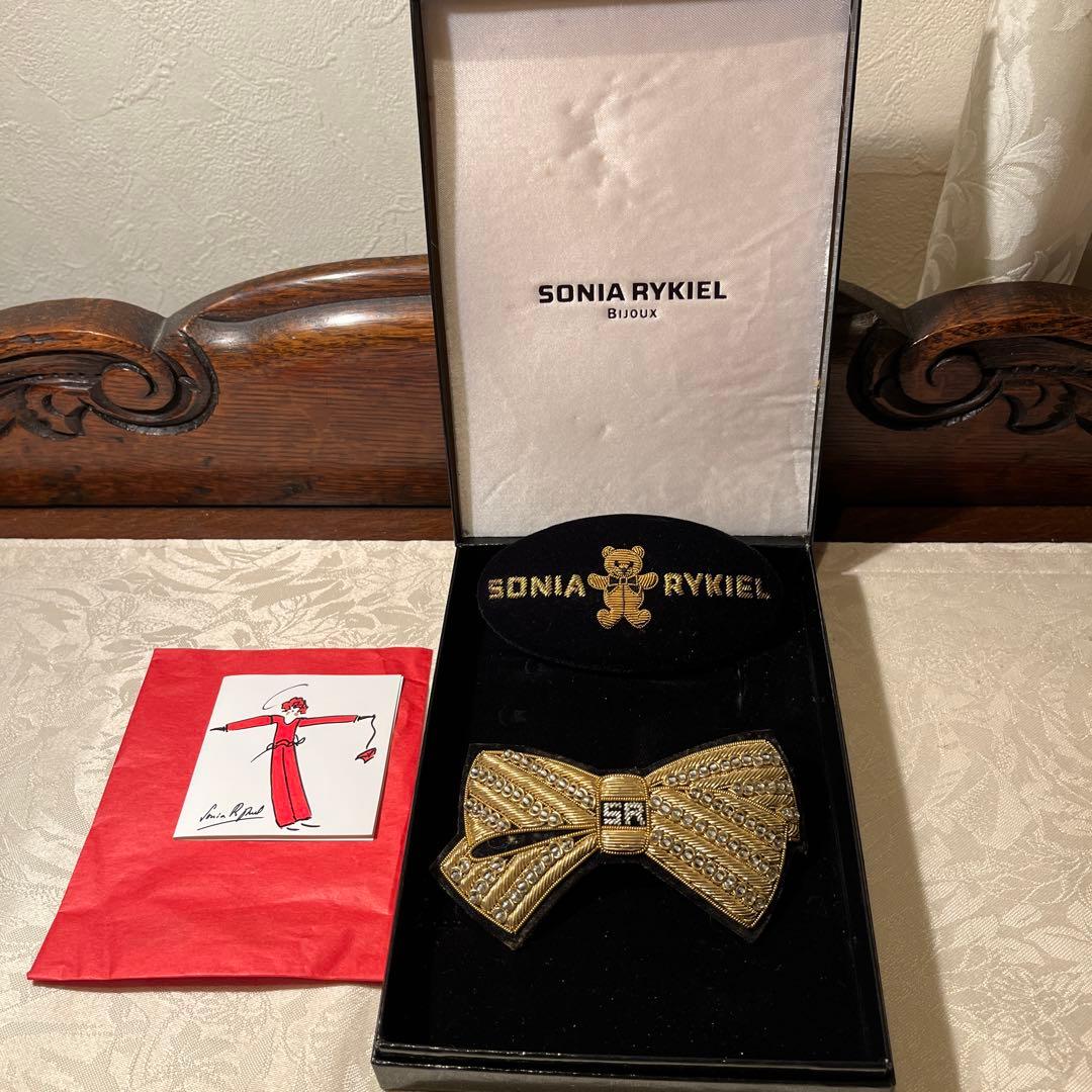 SONIA RYKIEL バレッタ テディベア+リボン 2つセット ヴィンテージ
