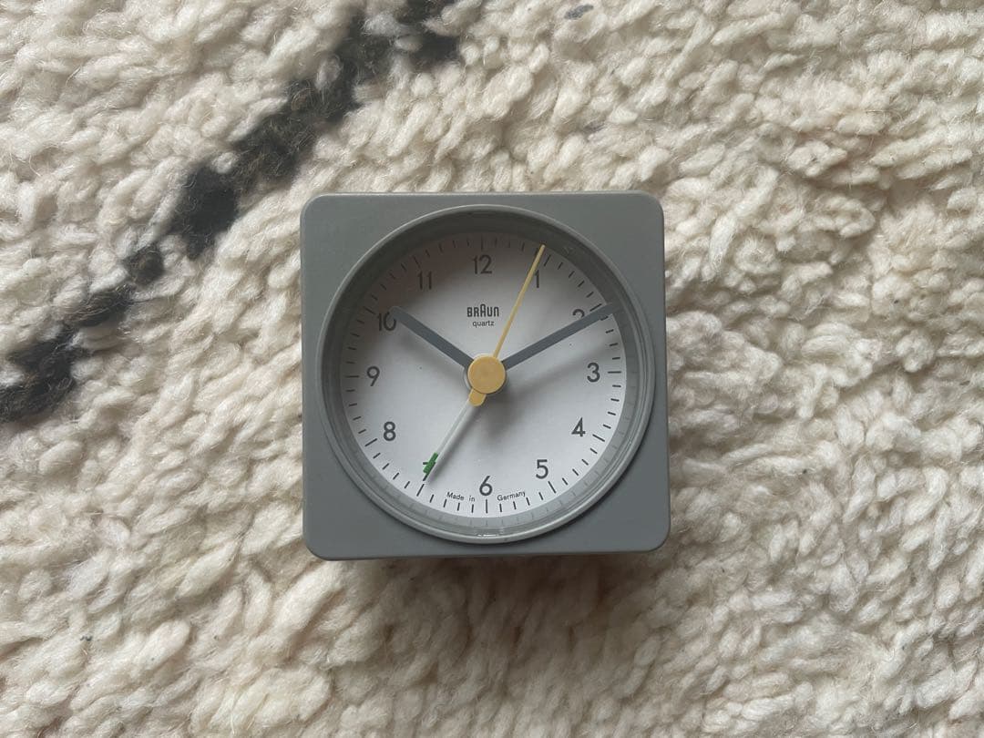 ヴィンテージ　BRAUN AB1 オリジナル　グレー　ディーターラムス　時計